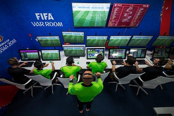 FIFA’nın 2018 Dünya Kupası için kurduğu resmi VAR merkezinden