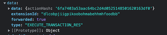 Argent wallet actionHash
