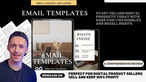 90 Email Templates MRR Review: Empower Your Email Marketing with Ready-to-Use, Profitable Templates