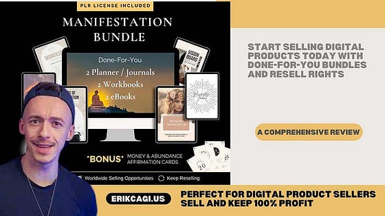 Manifestation Bundle Review for Digital Product Sellers: Create, Resell, and Keep 100% of the Profits!