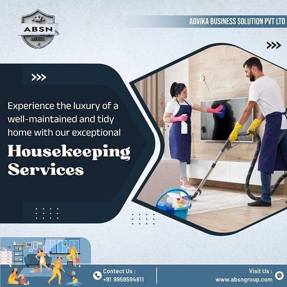 Best Housekeeping Services in Mumbai,Pune by ABSN GROUP Oct, 2023
