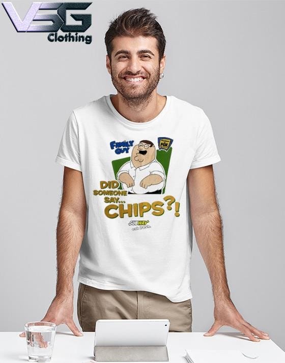 Official Noelle Wearing Family Guy Did Someone Say Chips shirt | by ...