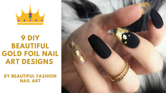 Foil nails 2022: glamorous foil nail designs for your trendy look
