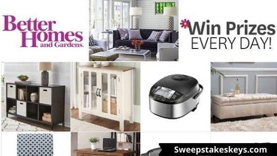Bhg.com Daily Sweepstakes 2021 - Sweepstakes Keys - Medium