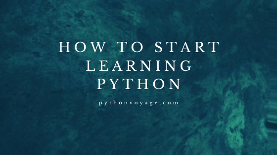 2-Minute Guide to Starting Learning Python | by pythonvoyage | Medium