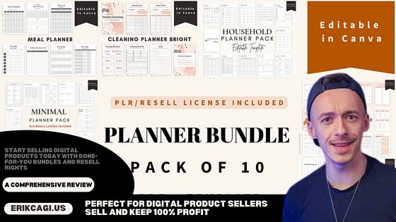 PLR Journal Bundle Review: A Game-Changer for Digital Product Sellers to Create, Sell, and Profit with 8 Customizable Journals This PLR Journal Bundle is perfect for digital product sellers to buy, use, and resell while keeping 100% profit