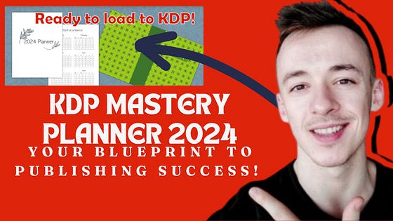 KDP Mastery Planner 2024: Your Blueprint to Publishing Success! — Daily KDP Ready Planner