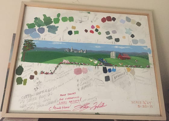 Mural prototype for a once great natural market