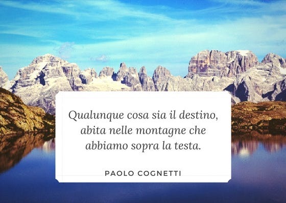 Le otto montagne” un romanzo di Paolo Cognetti., by Mario Coviello