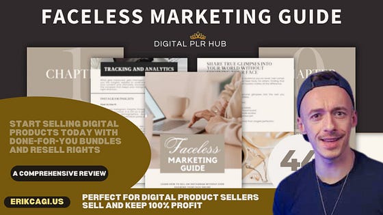 Transform Social Media Marketing with the PLR Faceless Marketing Guide — Perfect for Digital Product Sellers to Use, Resell, and Keep 100% of the Profits