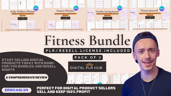 PLR Fitness Bundle Review for Digital Product Sellers to Customize, Sell, and Profit with Ease An all-in-one solution perfect for digital product sellers, making it easy to buy, customize, and resell for 100% profit