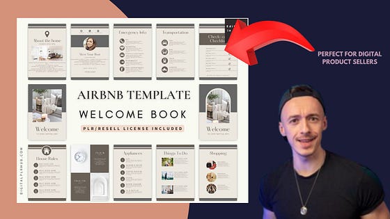 Airbnb Welcome Book Template: The Ultimate Editable PLR Resource for Digital Product Sellers Ready to Elevate Guest Experience and Maximize Profits Airbnb Welcome Book Template: The Ultimate Editable PLR Resource for Digital Product Sellers Ready to Elevate Guest Experience and Maximize Profits