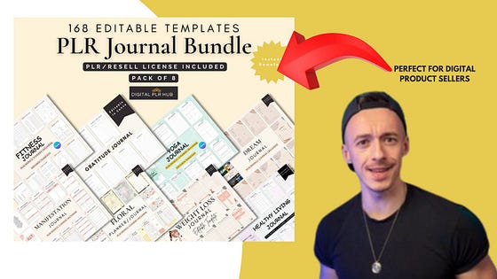 PLR Journal Bundle for Digital Product Sellers Who Want Editable Journals to Customize, Resell, and Earn Passive Income Without Design Skills Get the PLR Journal Bundle — perfect for digital product sellers looking to edit, brand, and resell journals with full rights and instant profit potential