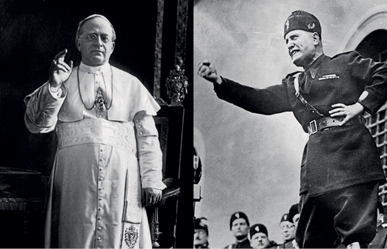 Pio XI e Mussolini, unidos pelo poder | by Primeiro Conceito | Medium