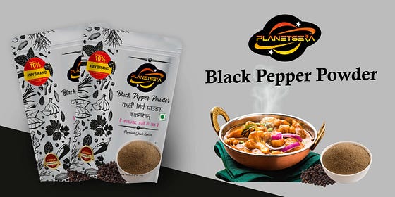 black pepper powder