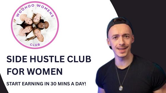 Woohoo Women’s Club Review: A Supportive Digital Side Hustle for Busy Women Who Want More Freedom A private space where women can build a digital income without the pressure, the hustle, or putting themselves out there.