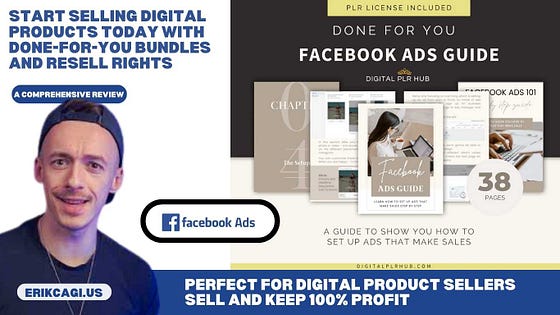 Boost Your Digital Product Sales: A Comprehensive Review of the PLR Facebook Ads Guide for Beginners Perfect for Digital Product Sellers, This Affordable Course Empowers You to Buy, Sell, and Keep 100% Profits