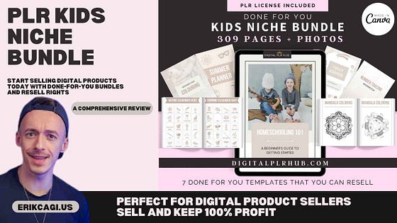 PLR Kids Niche Bundle Review: Perfect for Digital Sellers to Resell 7 Editable Products and Keep 100% Profit This Review Explores the PLR Kids Niche Bundle — An Ideal Solution for Digital Product Sellers to Buy, Resell, and Keep 100% Profit with Editable Canva Templates