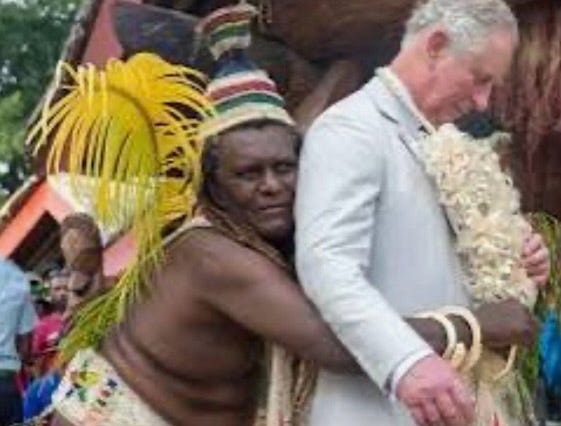 Charles looks thrilled to be taking his dad’s place as the man we’ve all been waiting for. Image credit: The telegraph