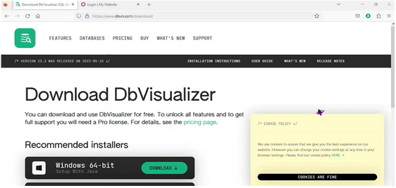 Instalasi dan Konfigurasi DBVisualizer