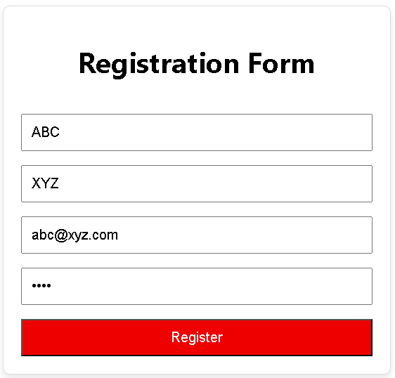 Building a Simple Registration Form with React and React Router DOM ...