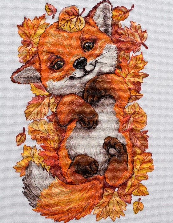 Shop fox cross stitch kit online. Transform your living space with the
