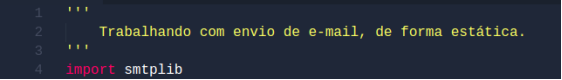 Import smtplib