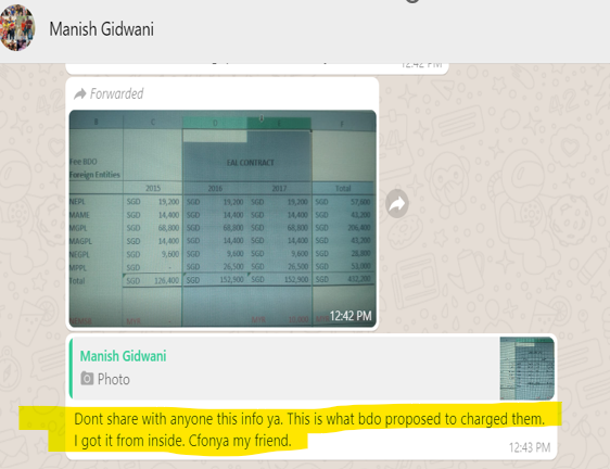 MAXPOWER SINGAPORE subsidiary of MEDCO INDONESIA S$ half a million dollar audit conspiracy with the…