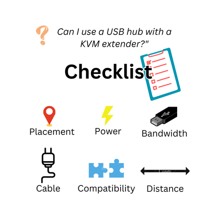 Can I Use a USB Hub with a KVM Extender?