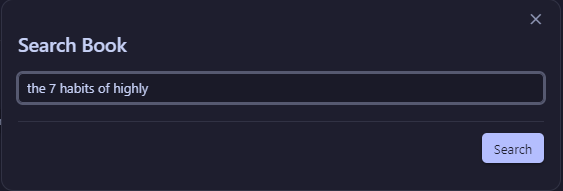 Book Search - Search Bar