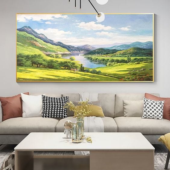 How to Decorate a Large Wall Art for Your Living Room: Creative Ideas and Tips? | by ...