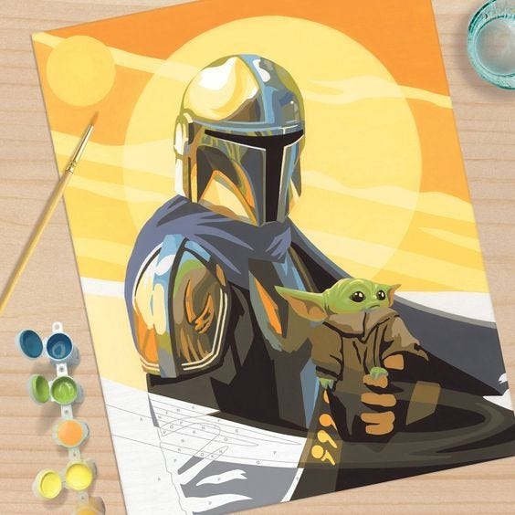 The Impacts of Anime and Star Wars Paint by Numbers