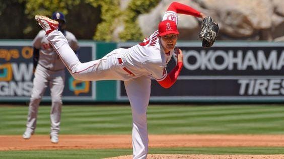 Ohtani is on the mound for the Angels — Pinterest