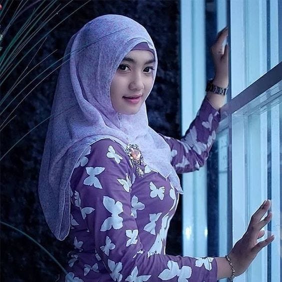 gambar jilbab segi empat pendek | by Henry Paloma | Jilbab Segiempat