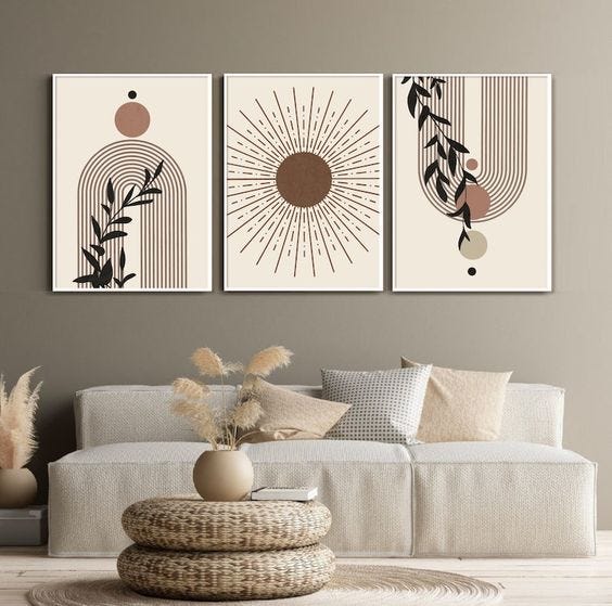 How to Create a Modern and Minimalist Home with Abstract Canvas Wall Art? |  by Wallartaccents | Medium