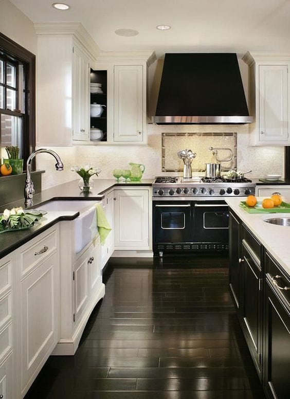 8 Ways to Design a Black and White Kitchen, by Dianne Decor, Dianne Decor