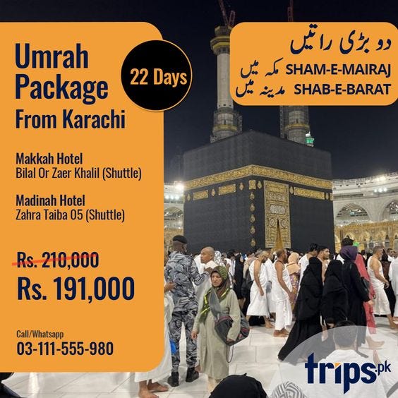 Umrah Packages From Karachi 2025 Anni Linnea