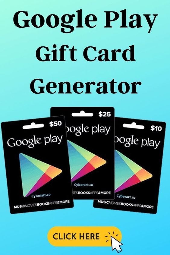 Free Redeem Codes for Google Play Credits — Google Play Promo Code