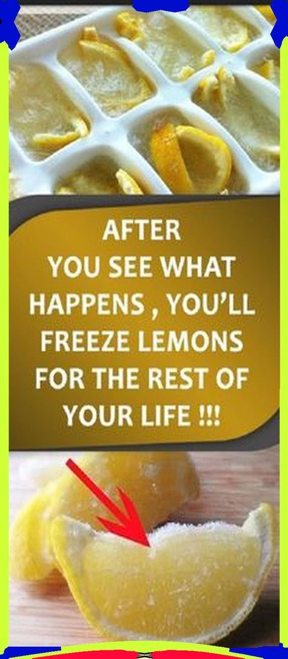 After You See What Happens, You’ll Freeze Lemons for the Rest of Your