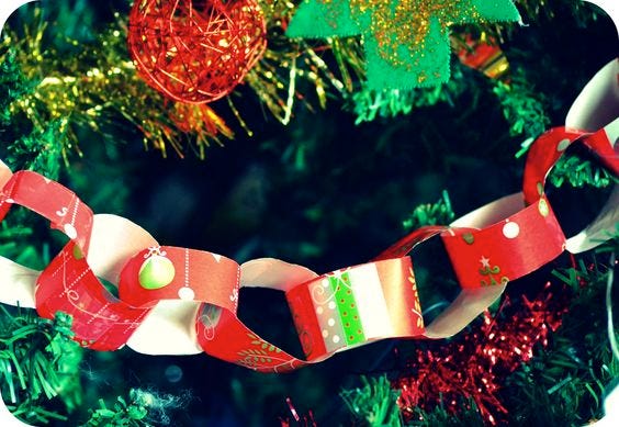 Make Paper Angel Chains for Festive Decor - Christmas Crafts