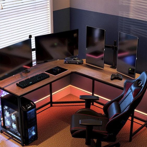 Cool things 2 — Gaming setups. In cool things 2, the coolest of the…, by  Jake Tinsley