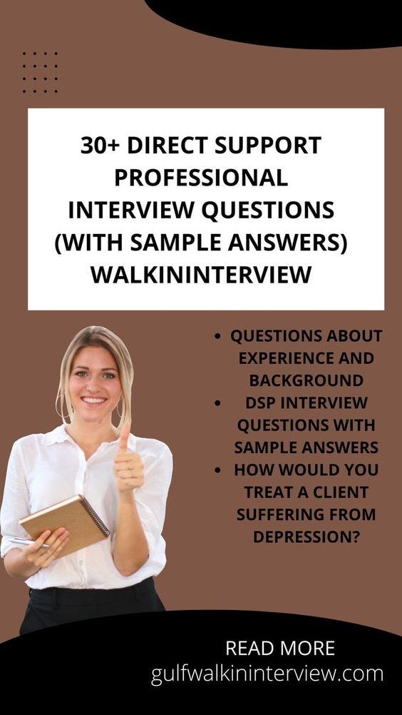 30+ Interview Questions for Direct Support Medium