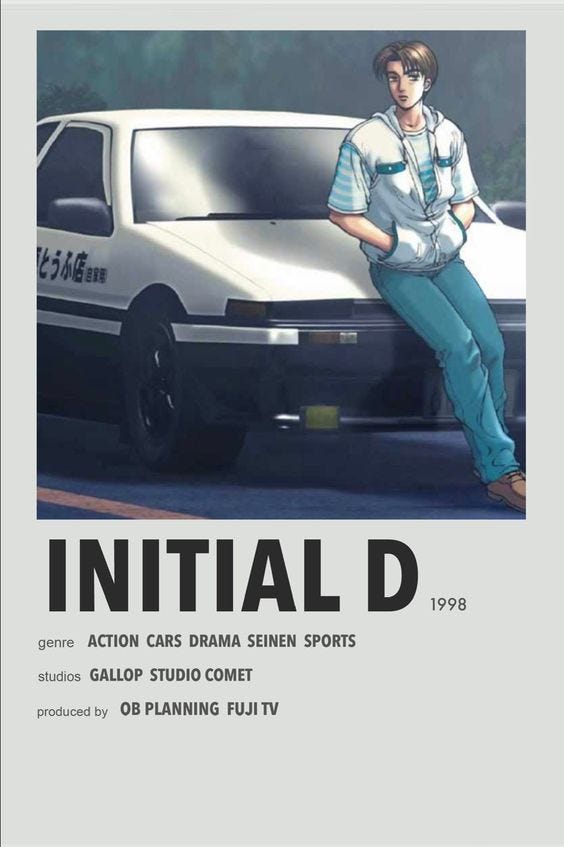 Initial D - First Stage - Serie TV 1998 - Manga news