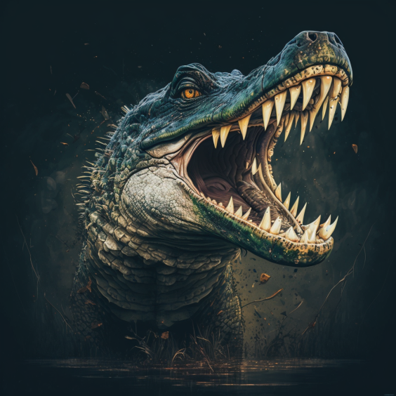 Midjourney AI: How to Make Alligators AI Artwork With Prompts | by GPT ...