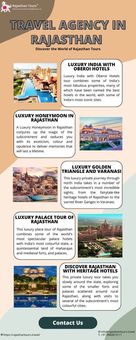 Travel Agency In Rajasthan. Embark on a magical journey with our… by