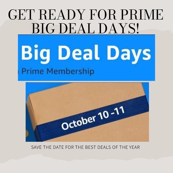 Saved Shopping Lists? Get them out for Prime Big Day Deal Days