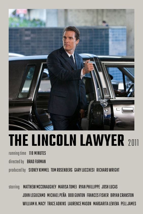 Matthew Mcconaughey Lincoln Lawyer