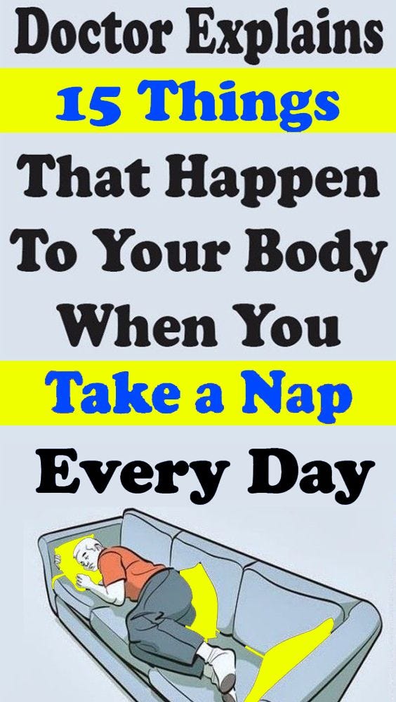 Doctor Explains 15 Things That Happen to Your Body When You Take a Nap Every Day - Jessica Lewis ...
