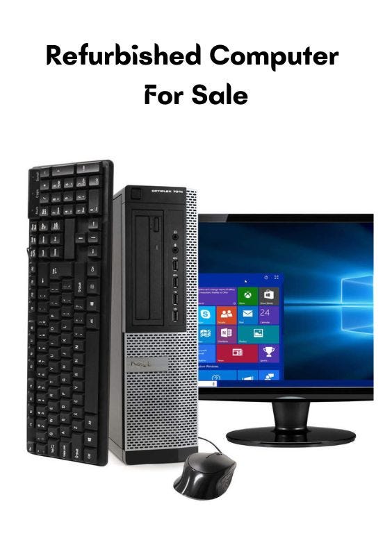 Refurbished Computer For Sale. In today’s rapidly evolving tech… by