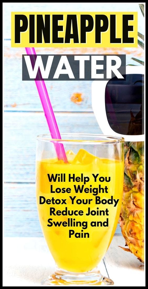 PINEAPPLE DRINKS HELP YOU LOSE WEIGHT, REDUCE JOINT SWELLING AND PAIN